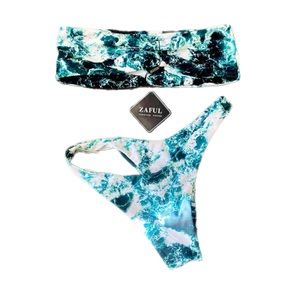 Tie Dye Bandeau Bikini